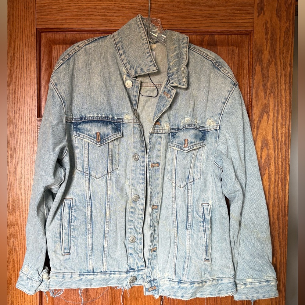 Vintage Zara Classic Blue Denim Jacket